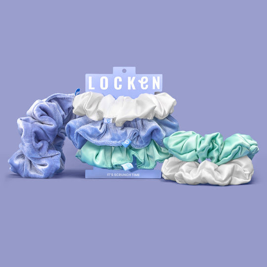 Locken Scrunchie Trio