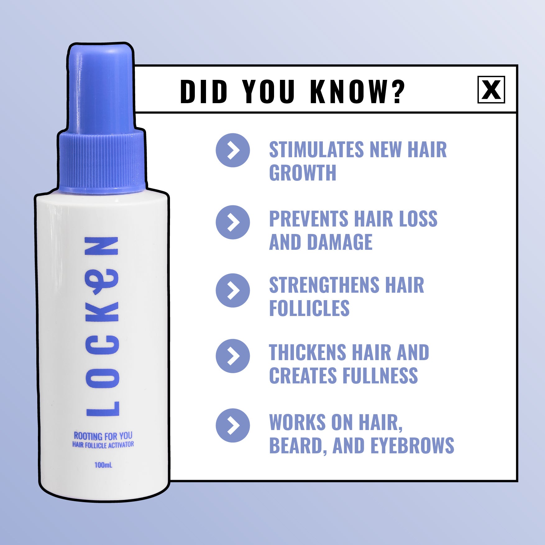 Locken Rooting for your Hair Follicle Activator