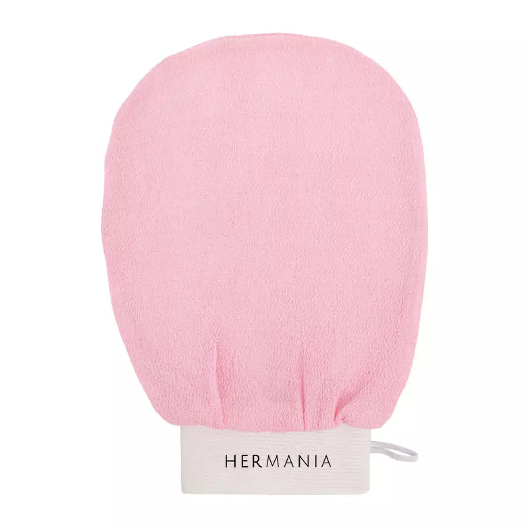 Hermania Silky Exfoliation Mitt - Pink