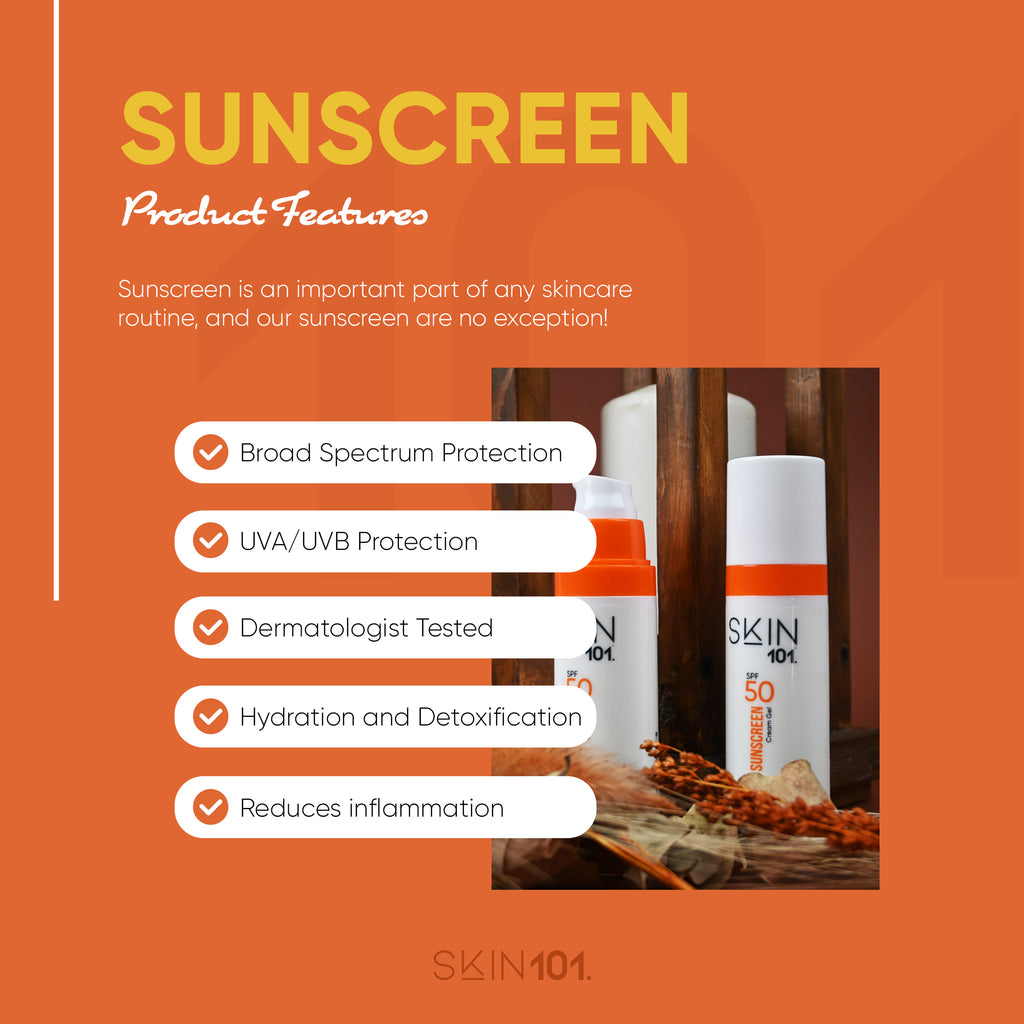 SKIN101 Sunscreen Cream Gel SPF50