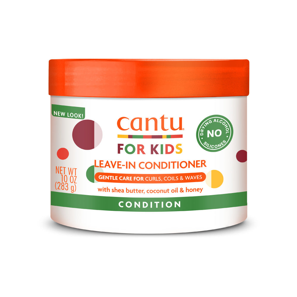 Cantu Leave-In Conditioner for Kids with Shea Butter, Coconut Oil & Honey (283g)