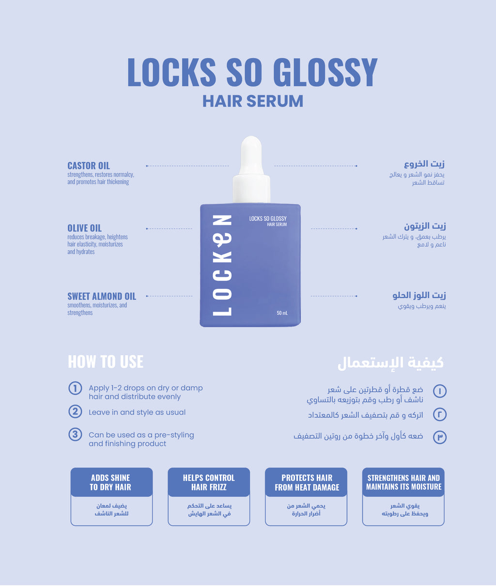 Locks So Glossy - Hair Serum
