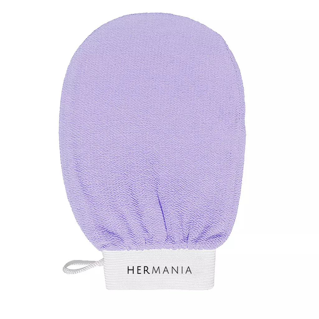 Hermania Silky Exfoliation Mitt - Purple