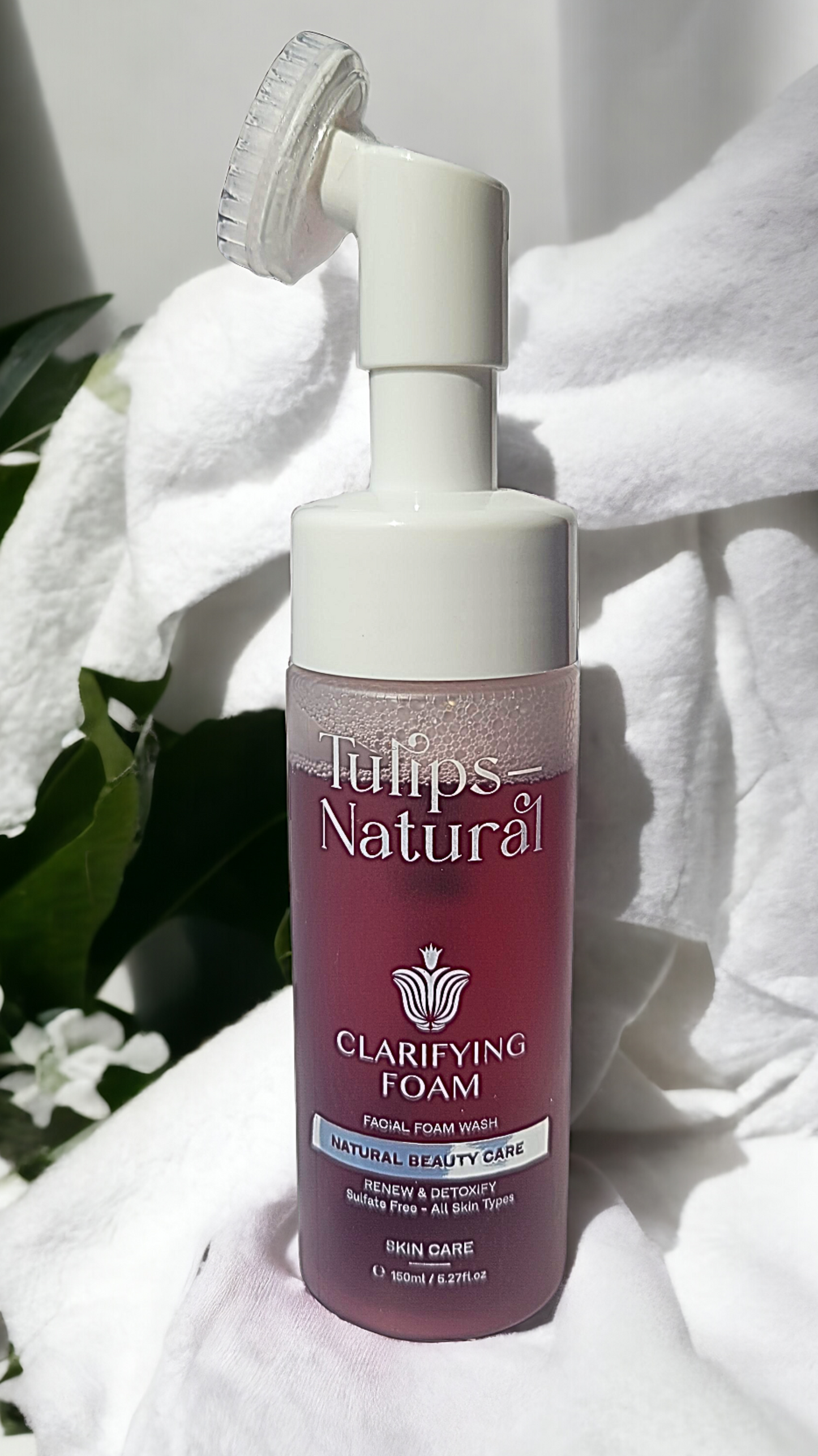 Tulips Natural Clarifying foam wash