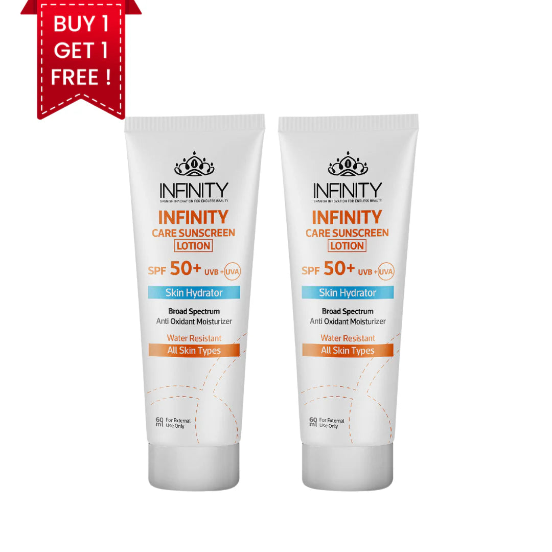 Infinity Care Sunscreen Lotion SPF50+ Buy 1 Get 1 Free