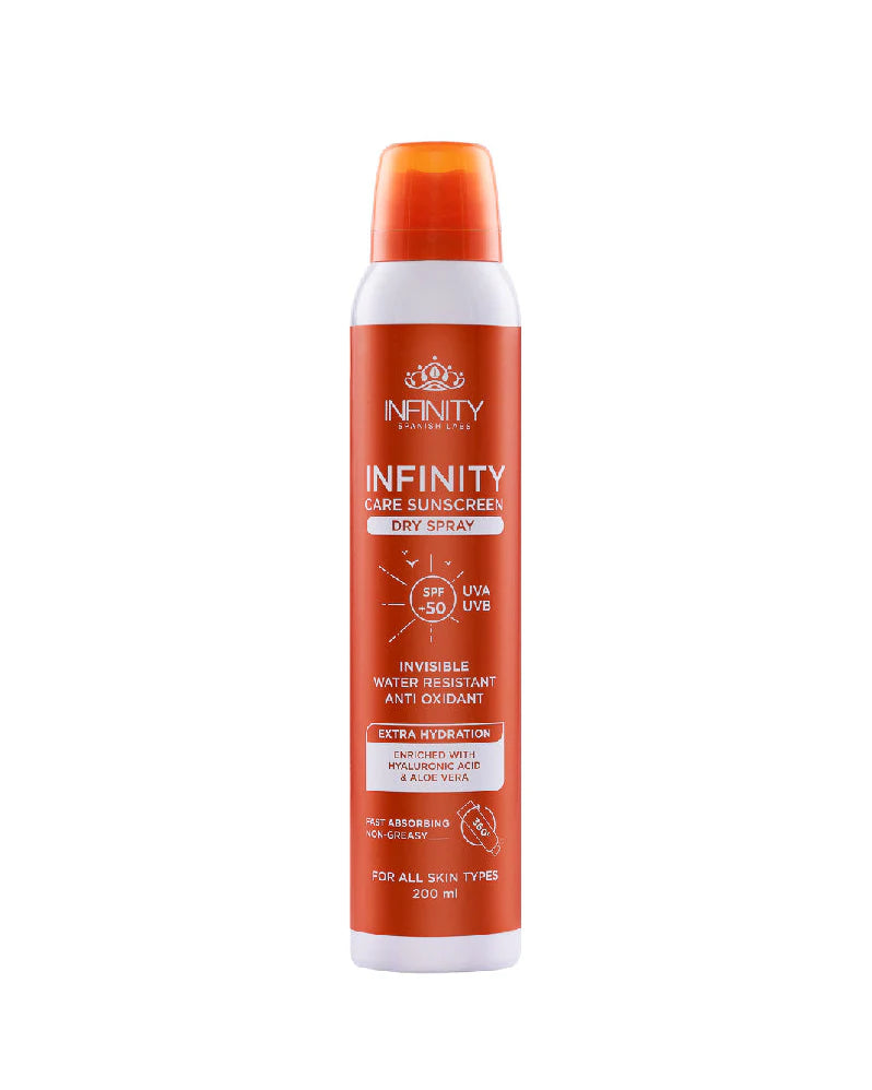 Infinity Care sunscreen Dry Spray SPF50+