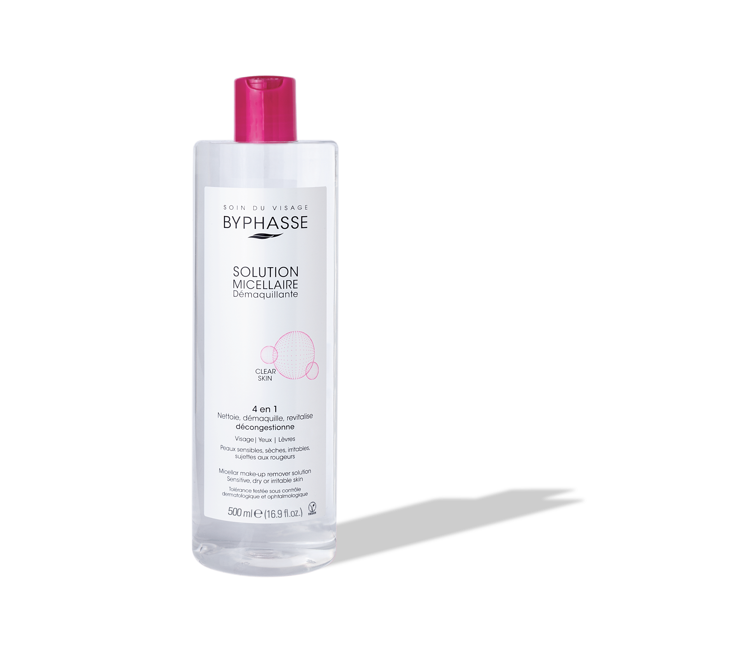 Byphasse Micellar Make-Up Remover Solution 500ml.