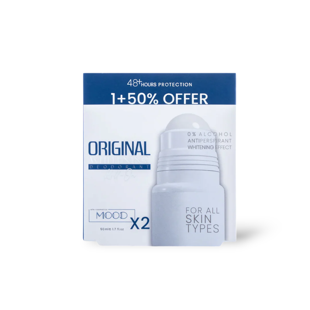 MOOD Original Whitening Deodorant Roll On Offer 1+50% 50ML