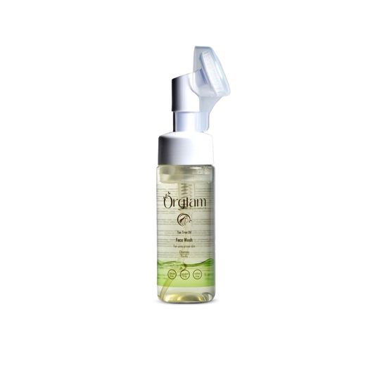 Orglam tea tree face wash acne prone skin