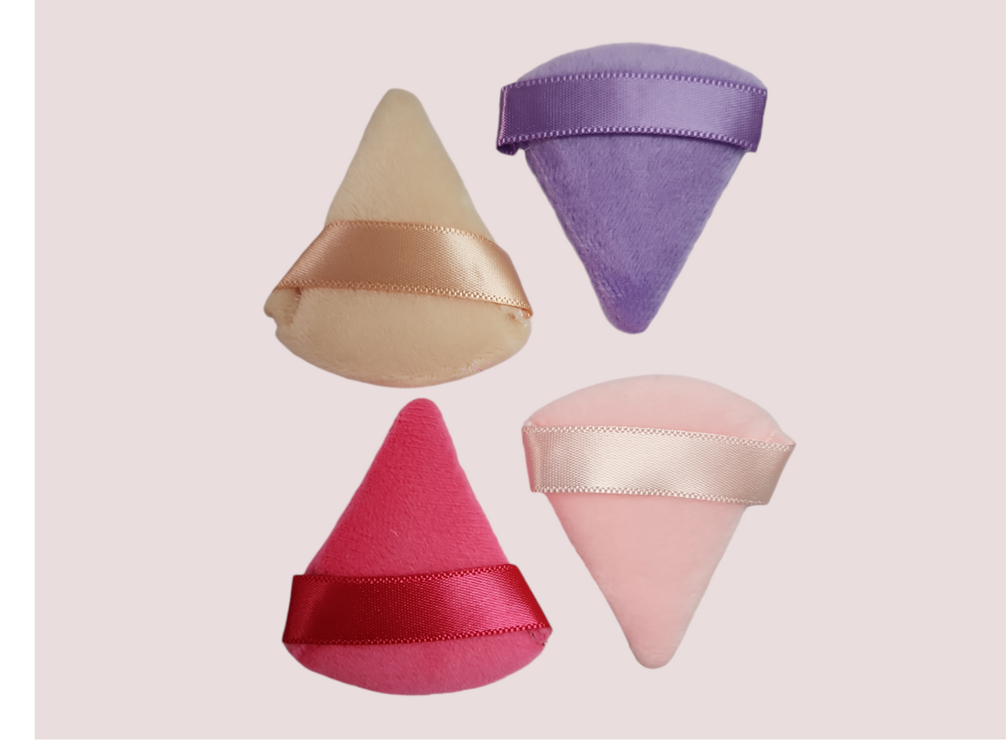 Triangle Powder Puffs set of 4