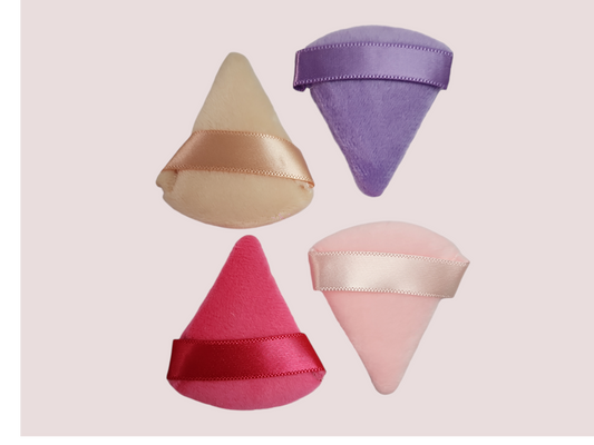 Triangle Powder Puffs set of 4