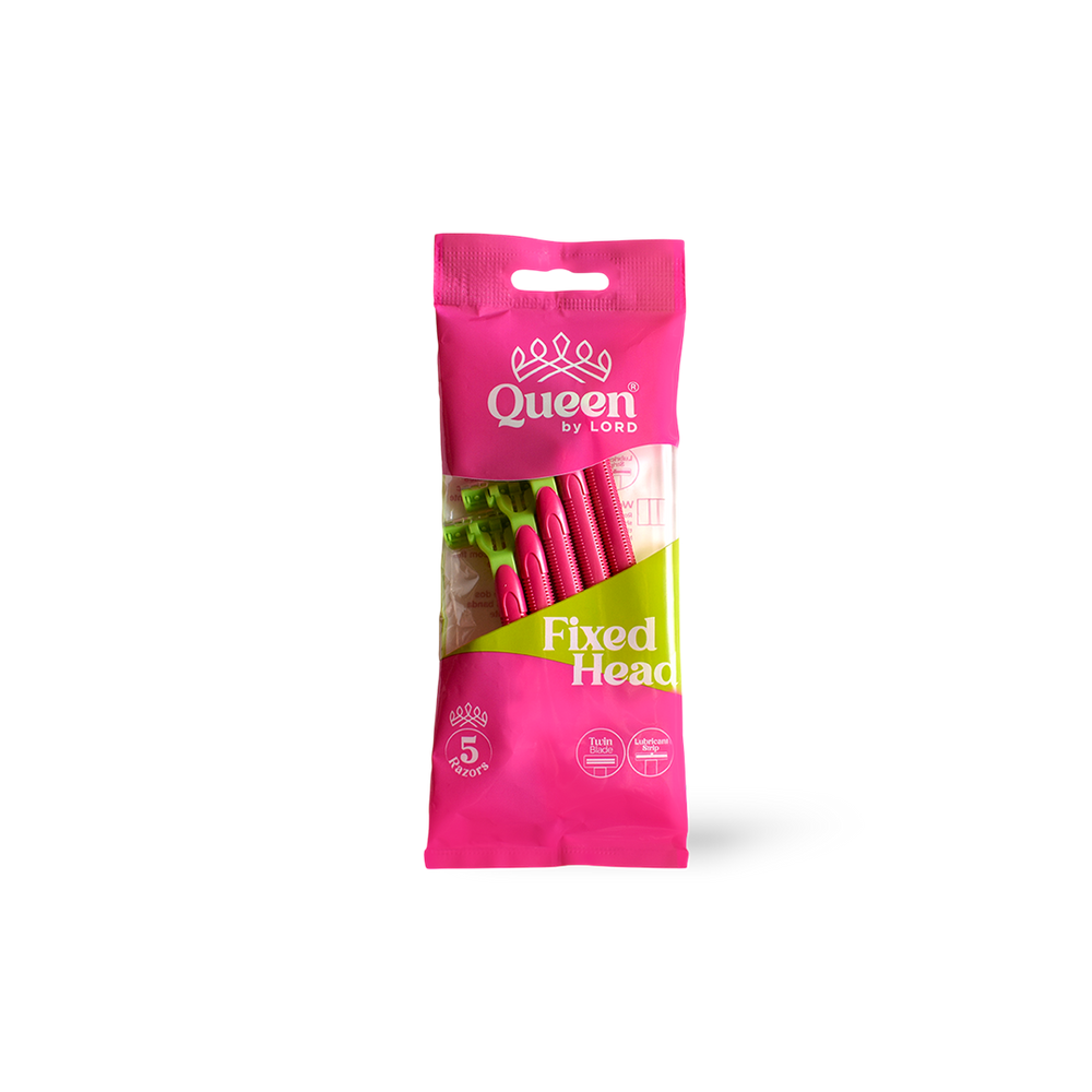 Queen For Women 5 Disposable Razors Twin Blade