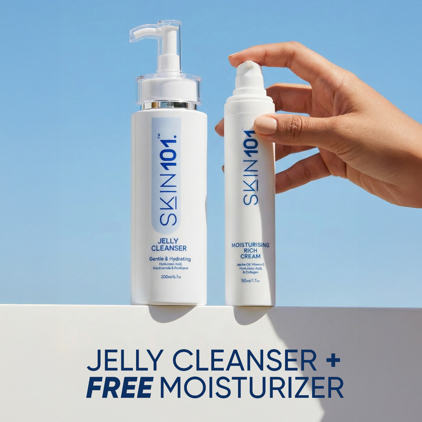 SKin101 Cleanser + Moisturizer