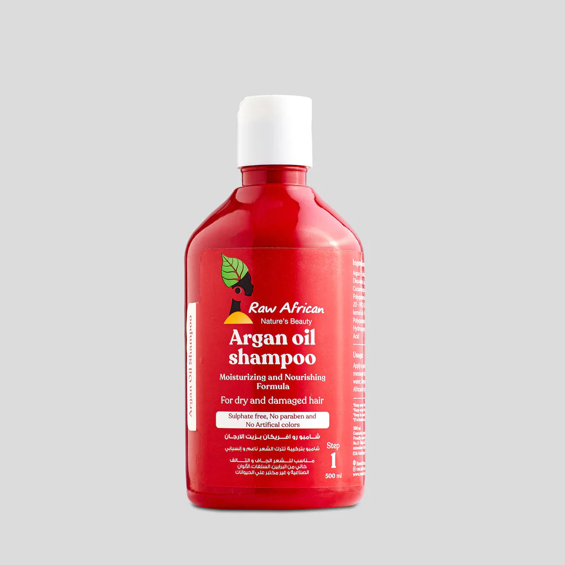 Raw African Argan Shampoo 500ml