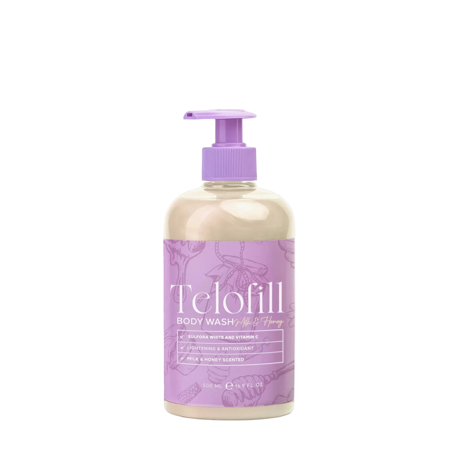 Telofill Milk and Honey Body Wash
