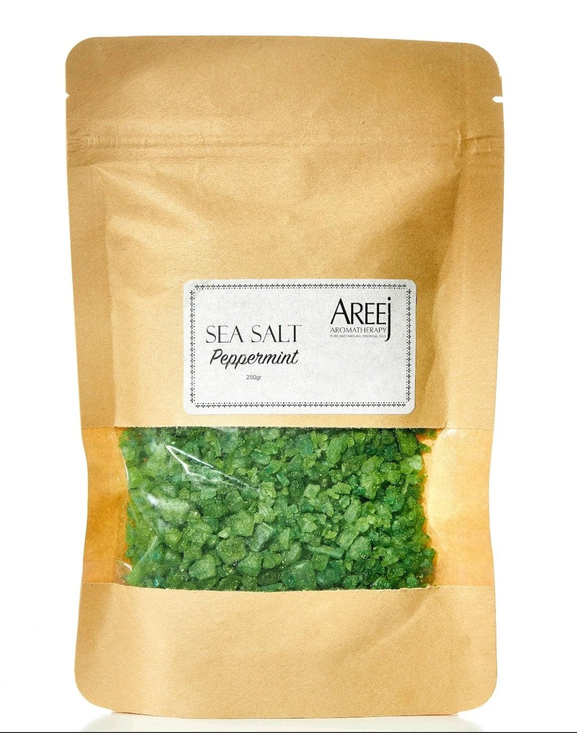 Areej Peppermint SEA SALT 250 gm - Beauty Bounty