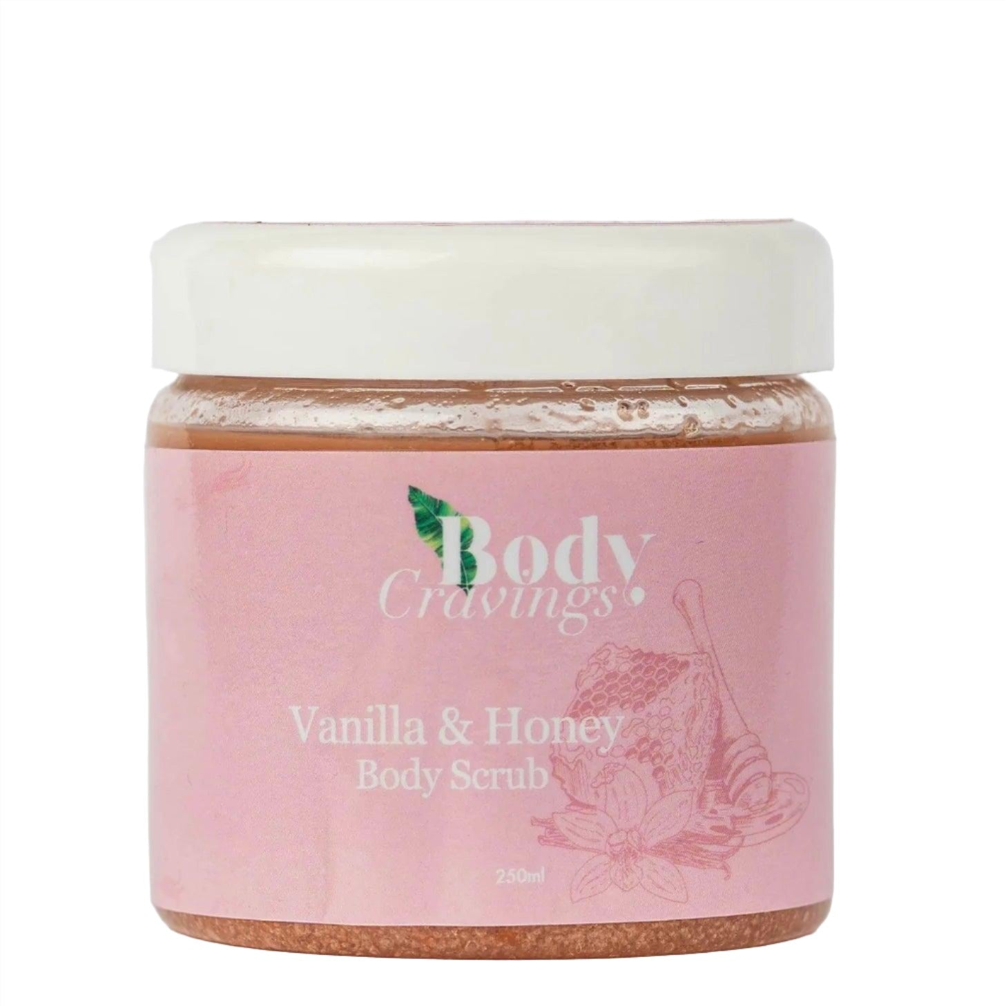 Body Cravings Vanilla coconut Body Scrub 250 ML - Beauty Bounty