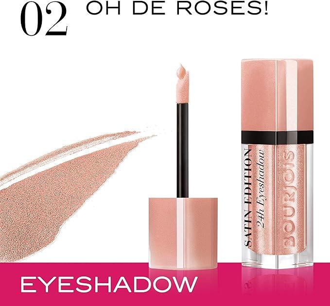 Bourjois Satin Edition 24H Eyeshadow 02 Oh de roses! - Beauty Bounty