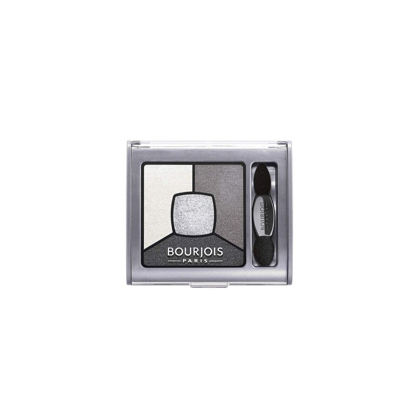 Bourjois Smoky Stories Quad Eyeshadow Palette 01 Grey & Night - Beauty Bounty