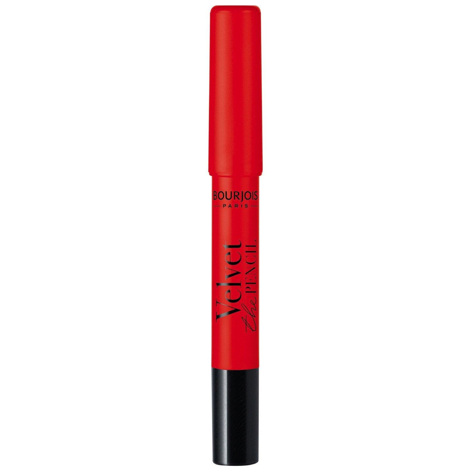 BOURJOIS VELVET THE PENCIL LIPSTICK 14 AMUSE ROUGE - Beauty Bounty