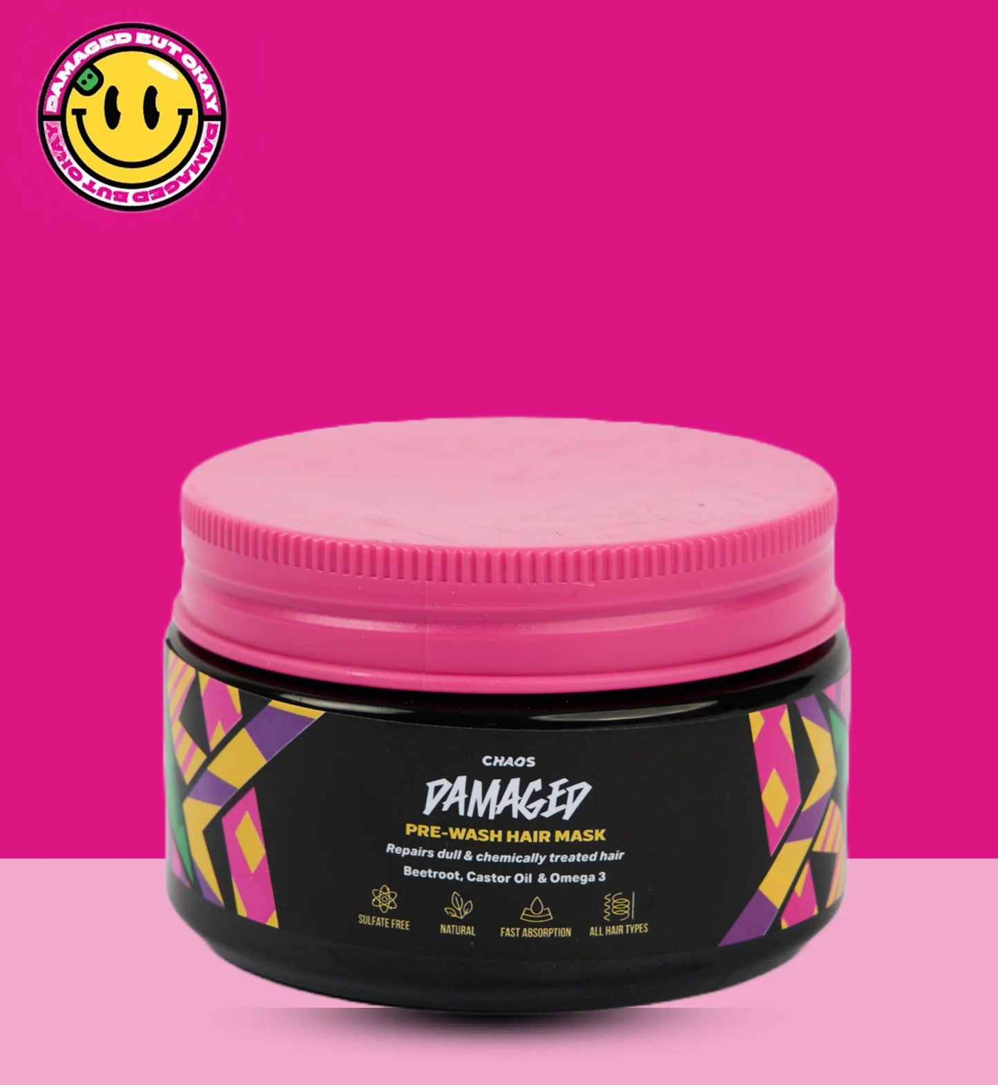 Chaos Natural Hair Mask Damaged 150ML - Beauty Bounty