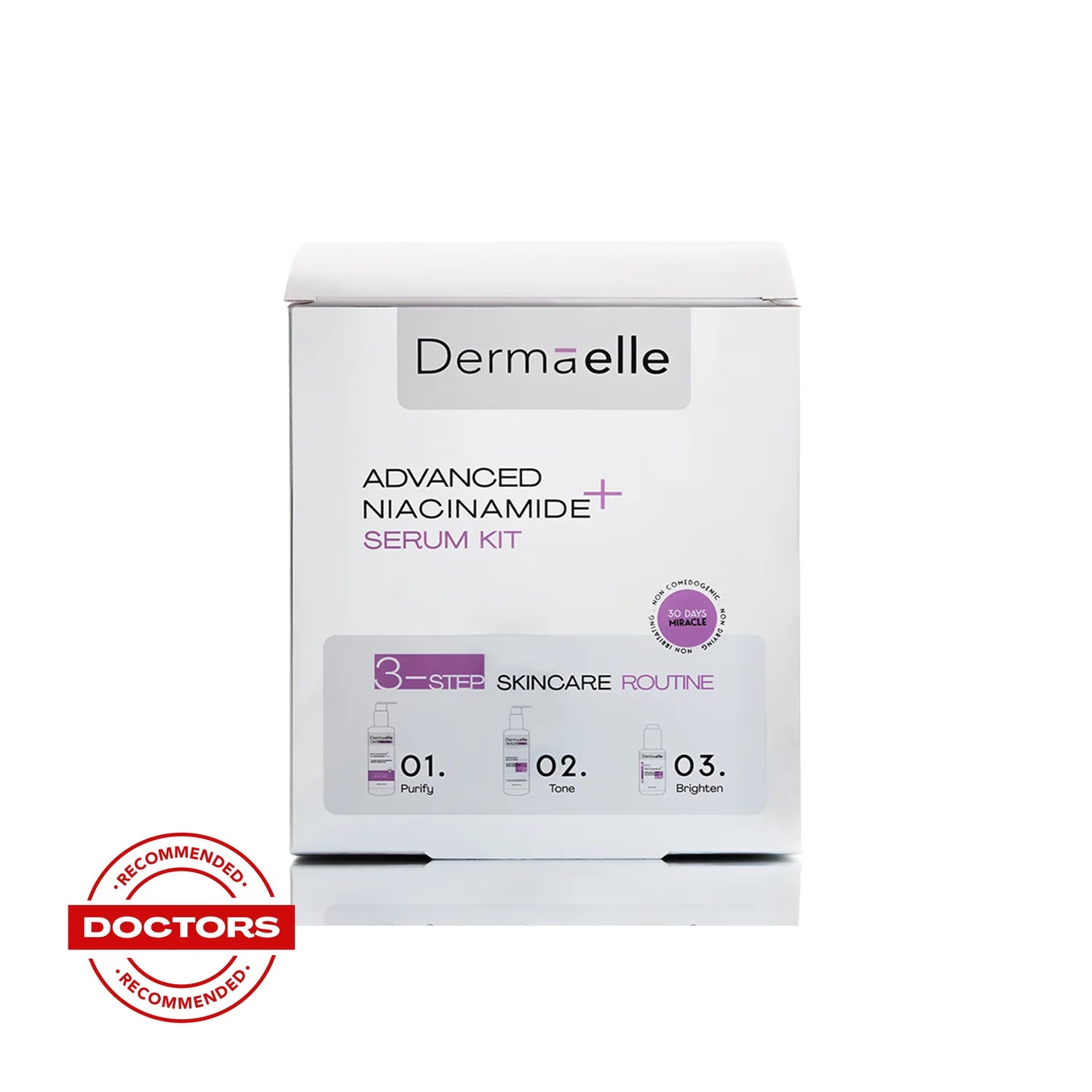 dermaelle advanced niacinamide serum kit