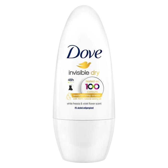 Dove roll-on deodorant Invisible dry 50 ml - Beauty Bounty