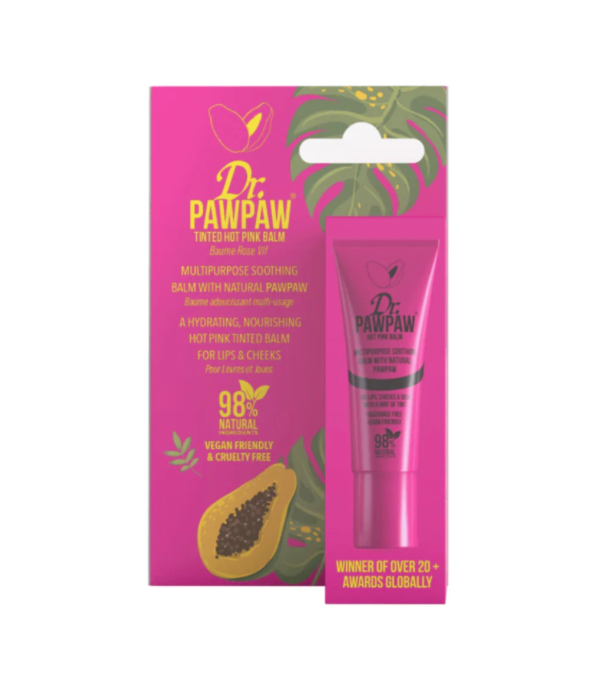 Dr. PawPaw Multi-Function Tinted Lip Balm – Hot Pink
