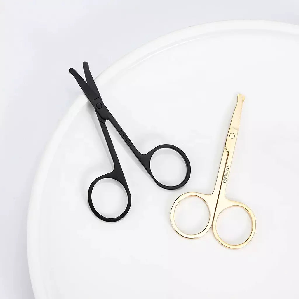 Hermania Nose Hair Trimming Scissors - Gold