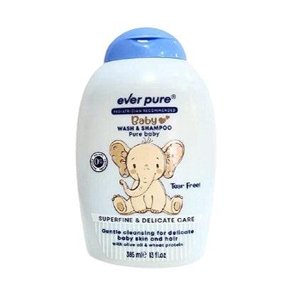 Ever pure Wash & Shampoo Pure Baby 385ml - Beauty Bounty