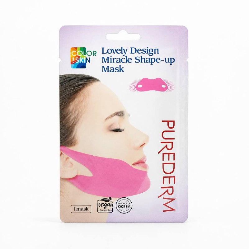 PUREDERM Dual Shaping Face-Line Patch (V-Line Mask)