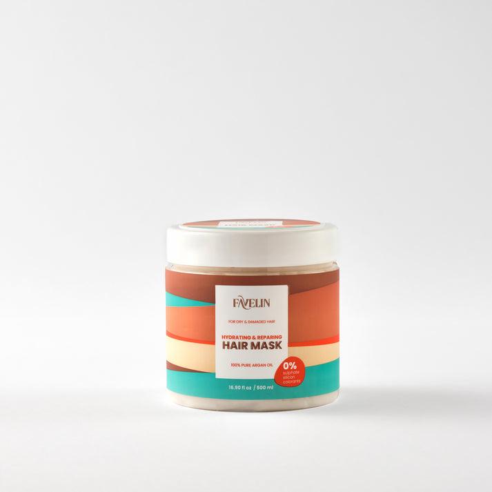 Favelin Hydrating & Repairing Hair Mask (500ml) - Beauty Bounty