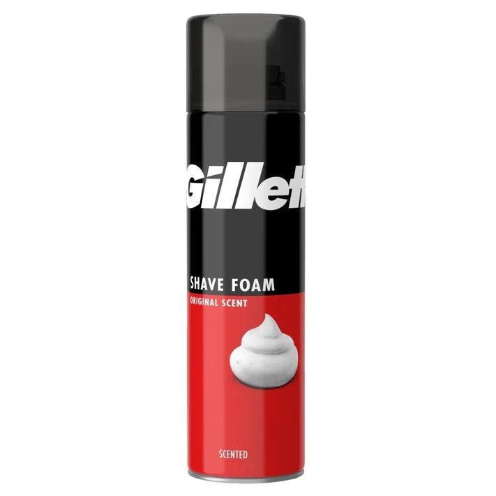 GILLETTE CLASSIC SHAVE FOAM REGULAR 200ML - Beauty Bounty