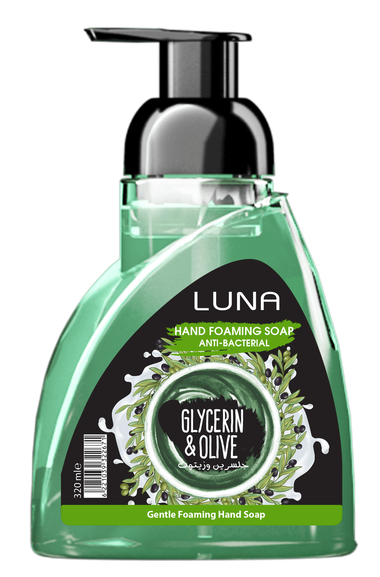 Hand Foaming Anti-Bacterial Glycerin & Olive 320 ml - Beauty Bounty