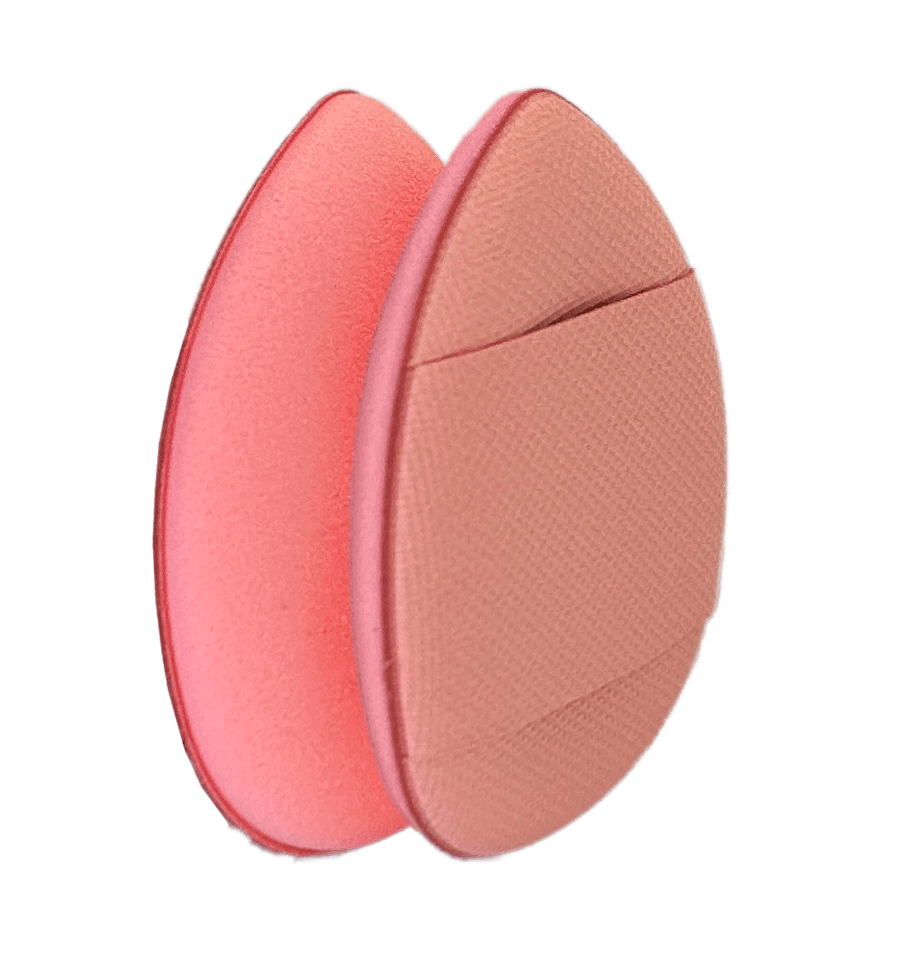 Hermania Finger-Size Sponges - Set of 4 (Pink/Cashmere) - Beauty Bounty