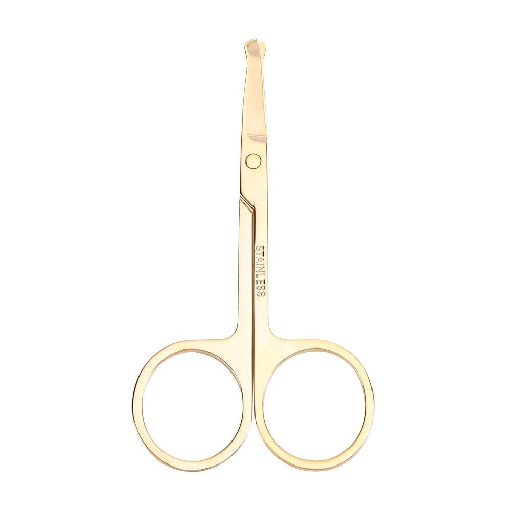 Hermania Nose Hair Trimming Scissors - Gold - Beauty Bounty