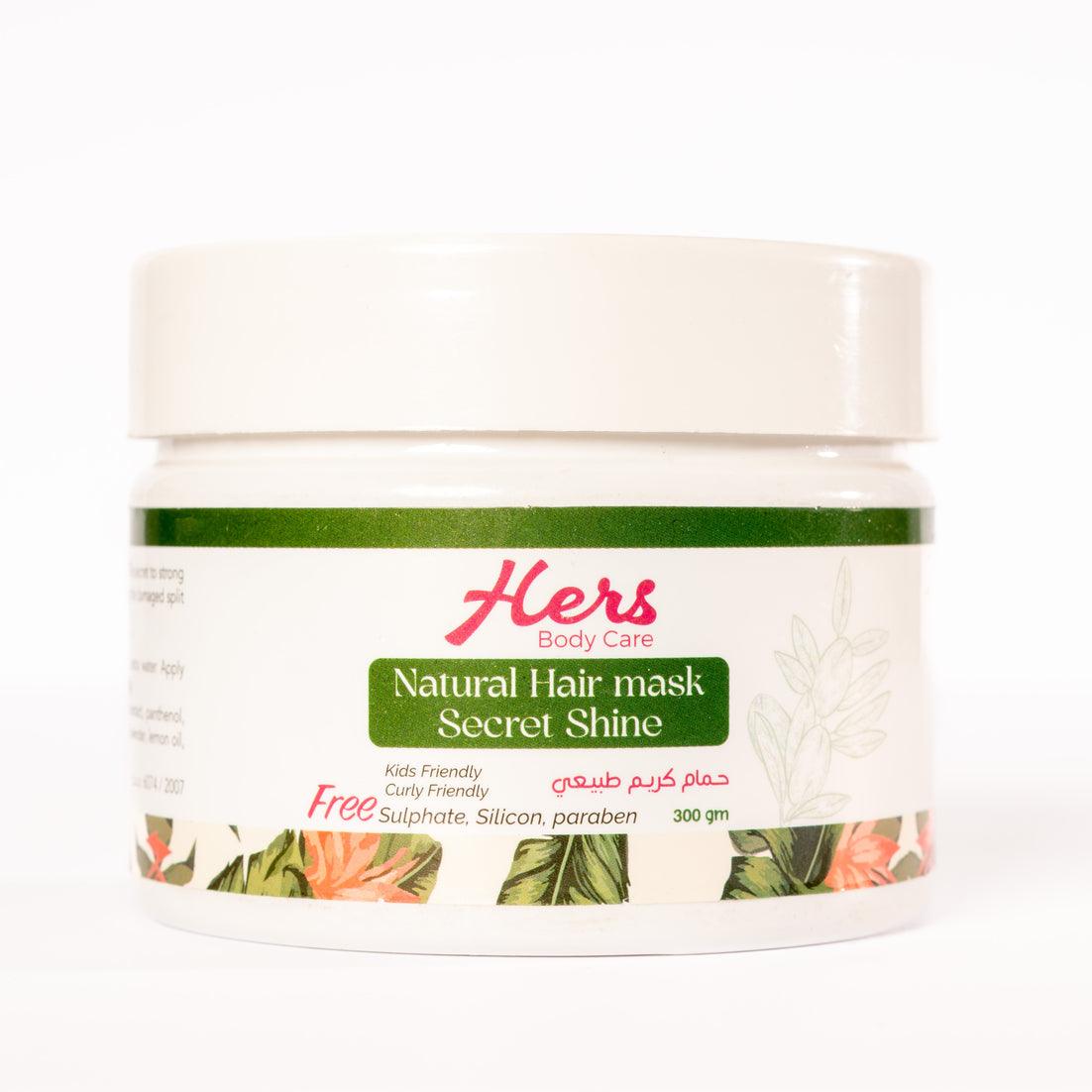 HERS Secret Shine hair Mask 300 gm - Beauty Bounty