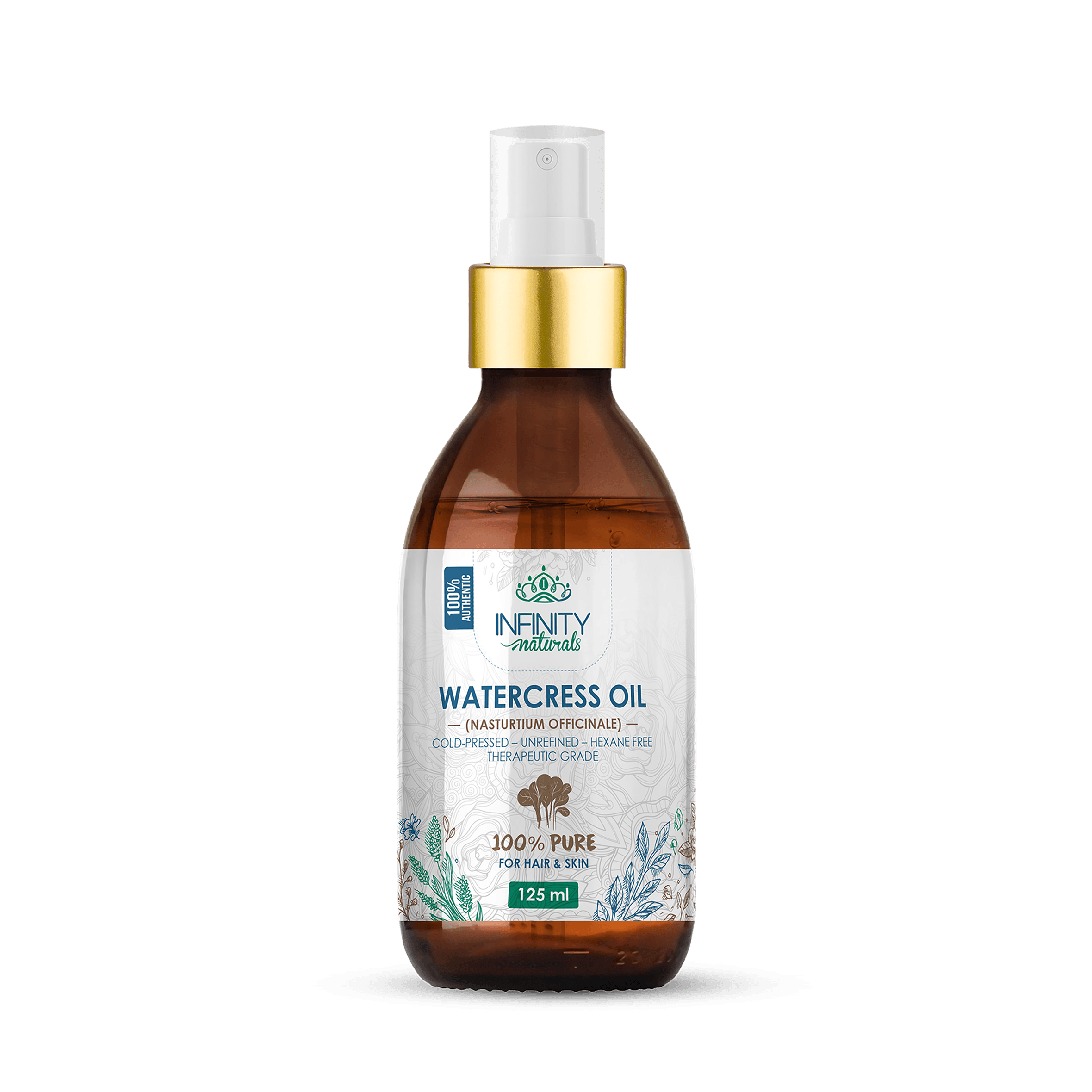 Infinity Naturals !00% Pure Watercress Oil ( Hair & Skin ) - Beauty Bounty