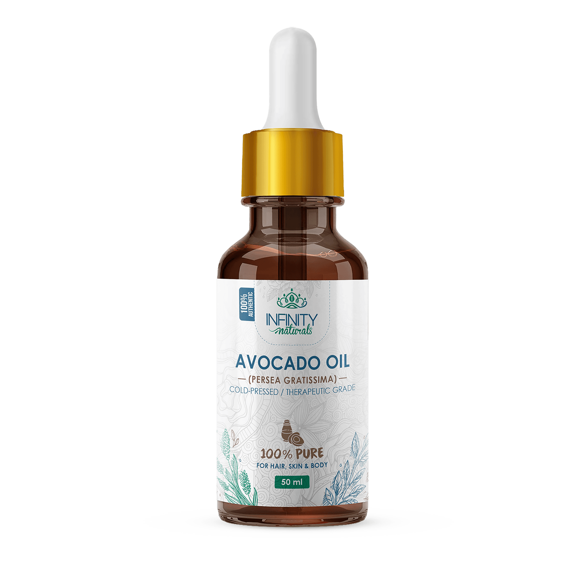 Infinity Naturals 100% Pure Avocado Oil ( Hair , Skin , Body ) - Beauty Bounty