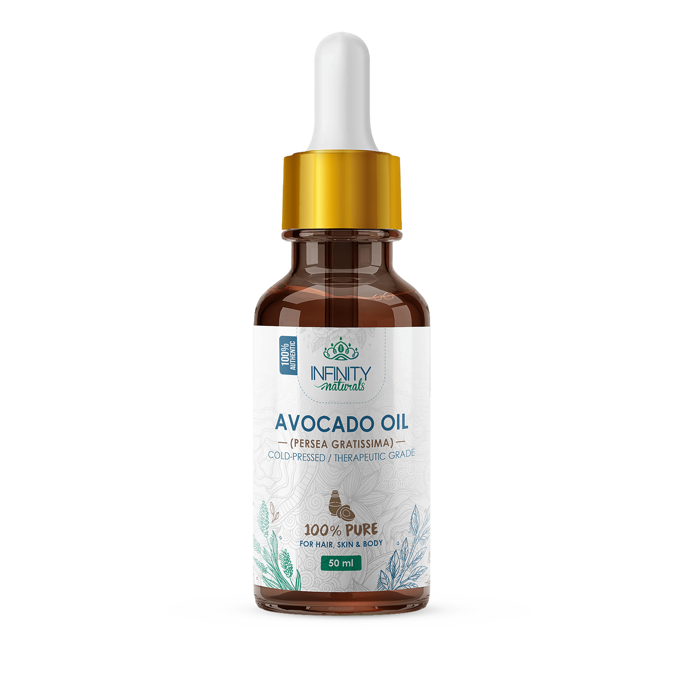 Infinity Naturals 100% Pure Avocado Oil ( Hair , Skin , Body ) - Beauty Bounty