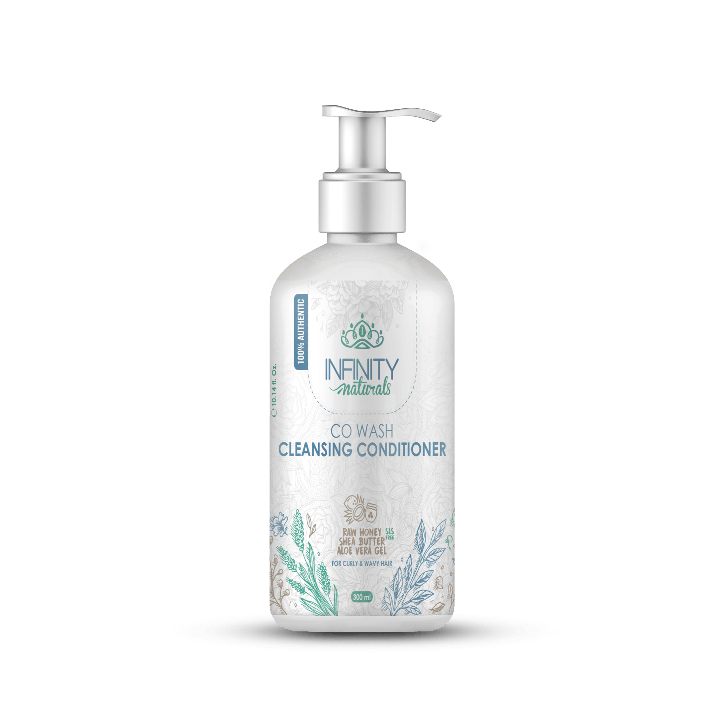 Infinity Naturals Co Wash Cleansing Conditioner ( Raw Honey - Shea Butter - Aloe Vera ) for Curly & Wavy Hair - Beauty Bounty