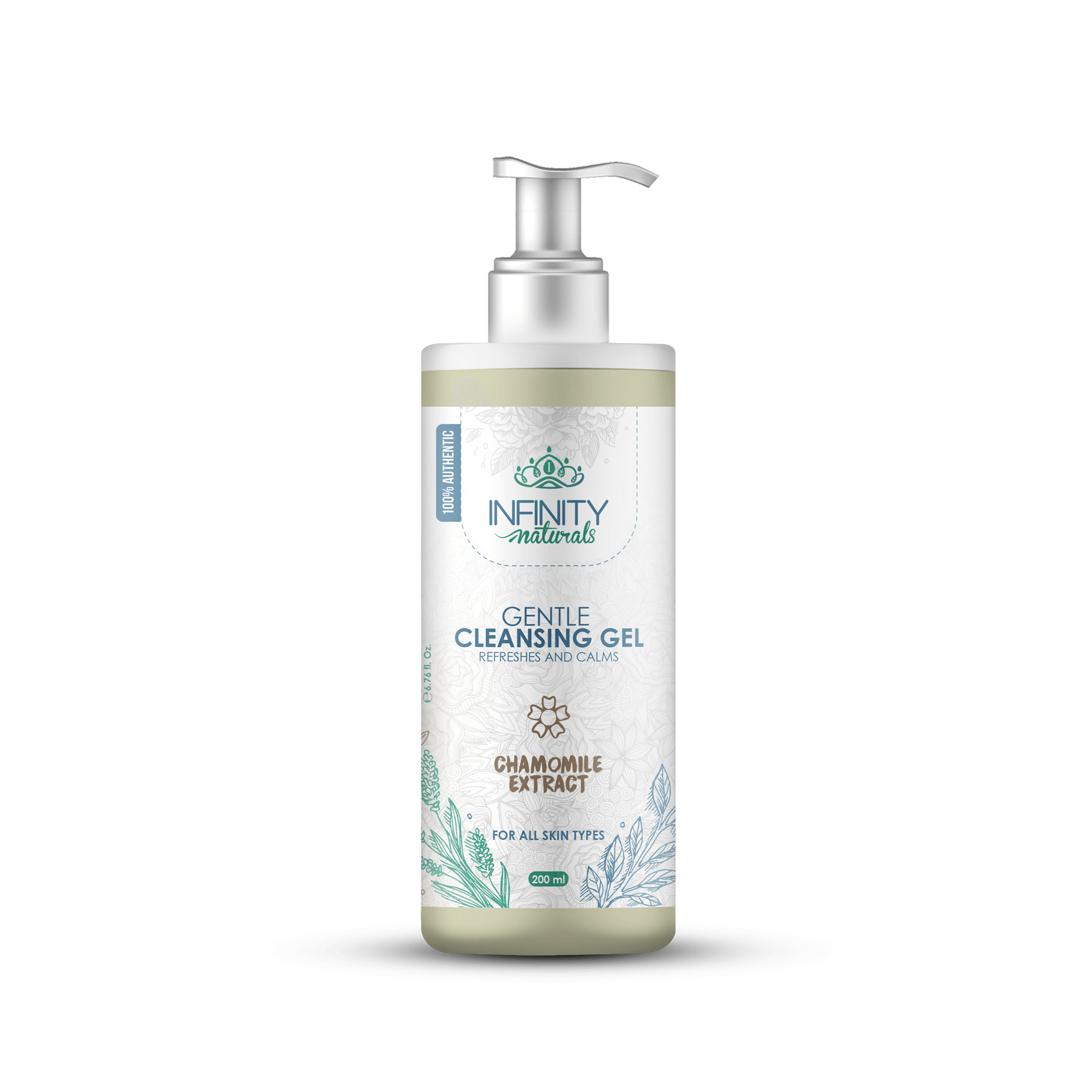 Infinity Naturals Gentle Cleansing Gel Chamomile Extract ( All Skin Type ) - Beauty Bounty