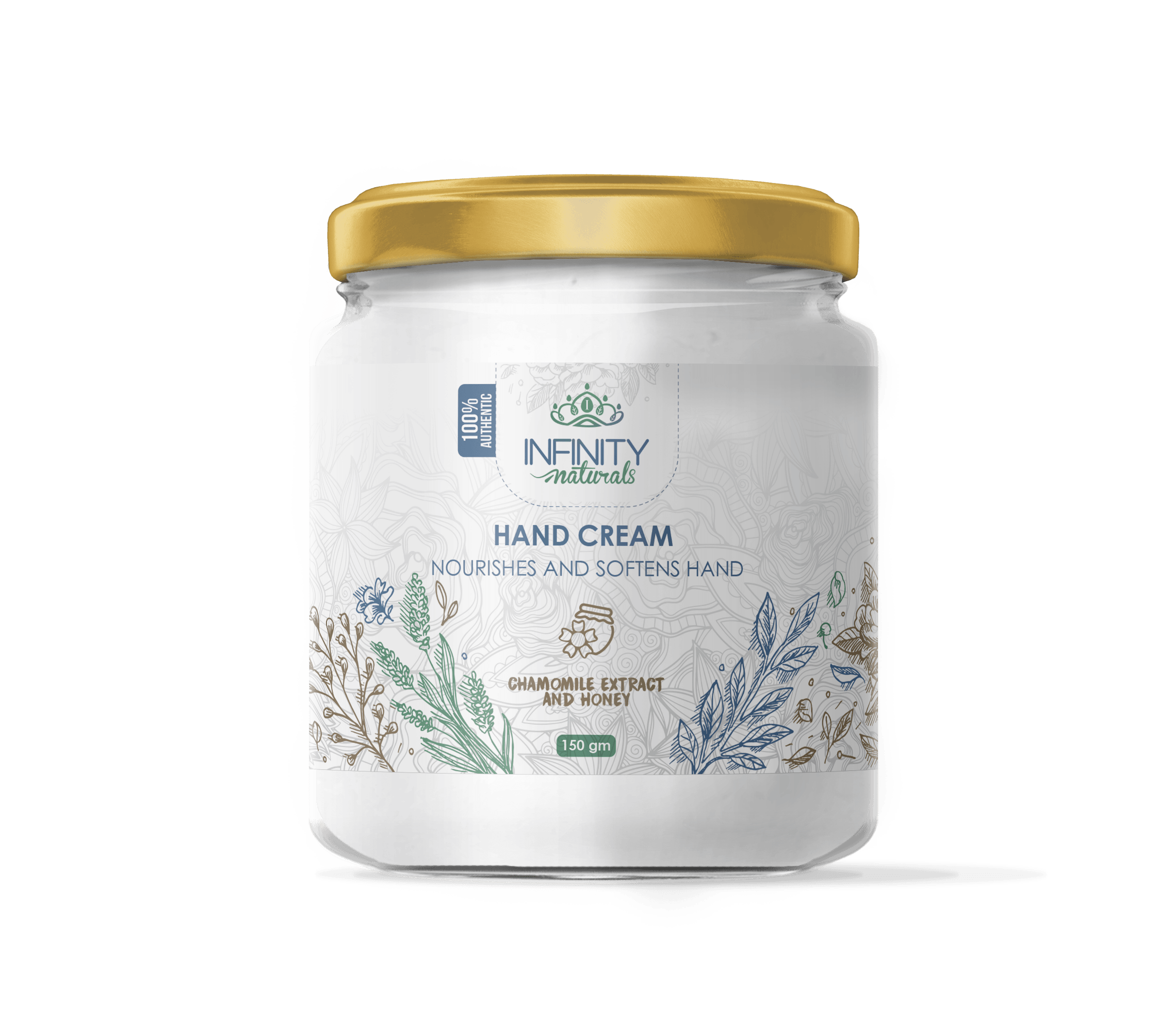 Infinity Naturals Hand Cream Chamomile Extract & Honey - Beauty Bounty