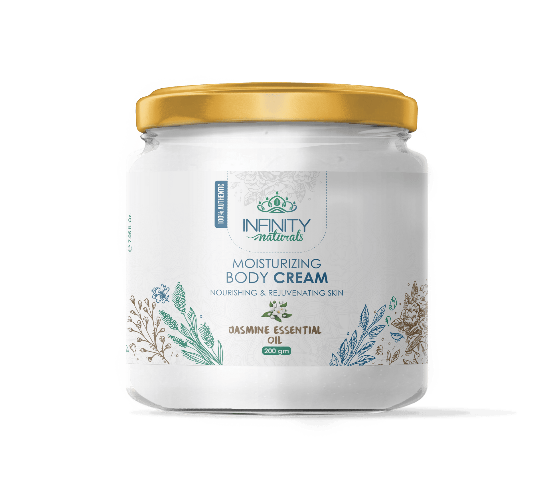 Infinity Naturals Moisturizing Body Cream Jasmine Essential Oil - Beauty Bounty