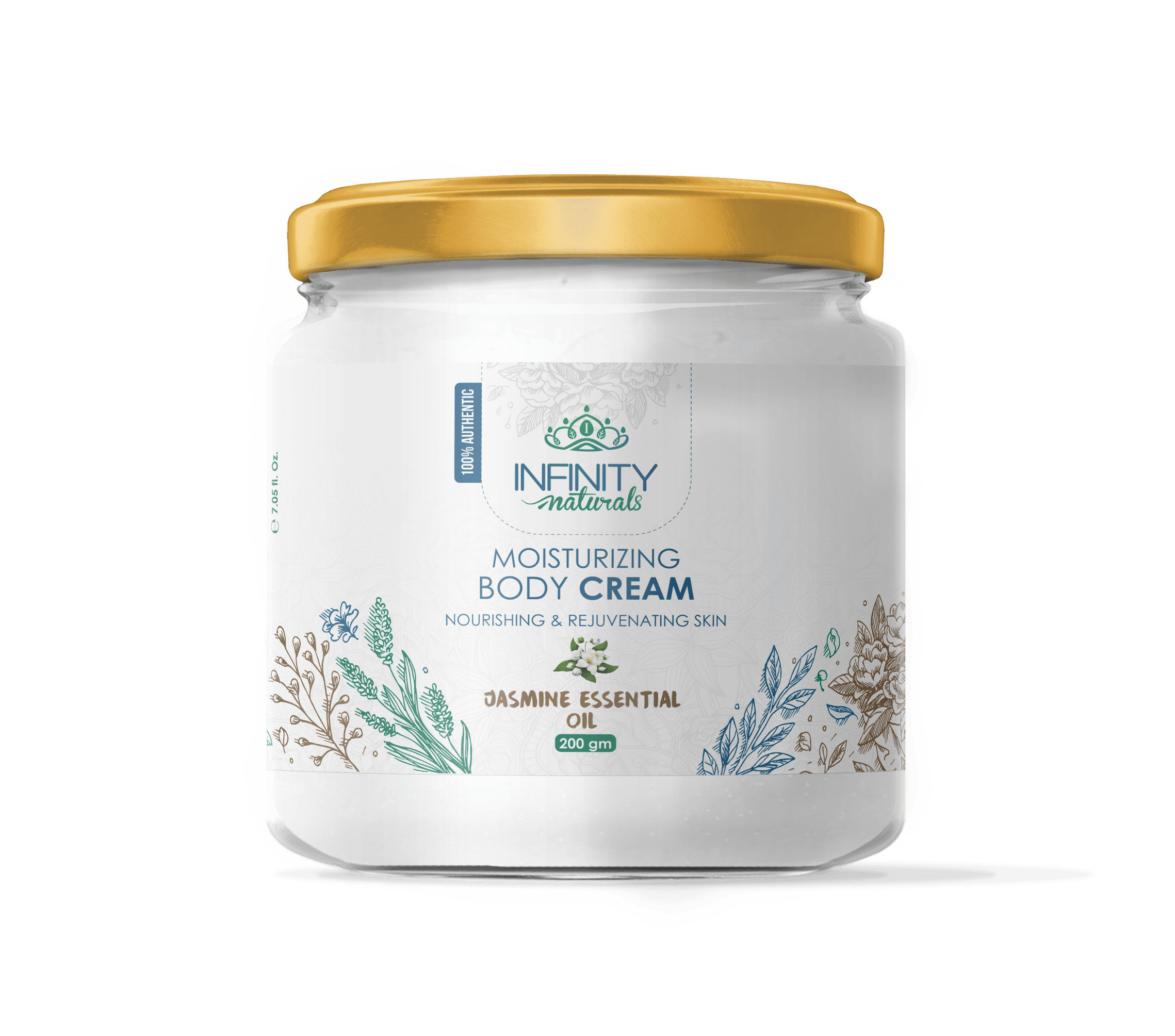 Infinity Naturals Moisturizing Body Cream Jasmine Essential Oil - Beauty Bounty