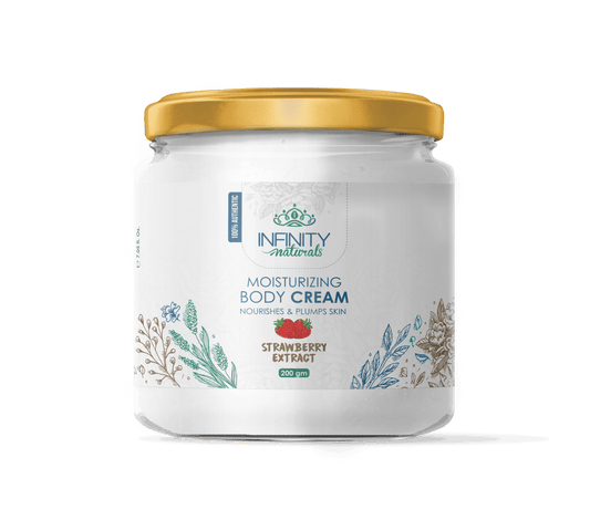 Infinity Naturals Moisturizing Body Cream Strawberry Extract - Beauty Bounty