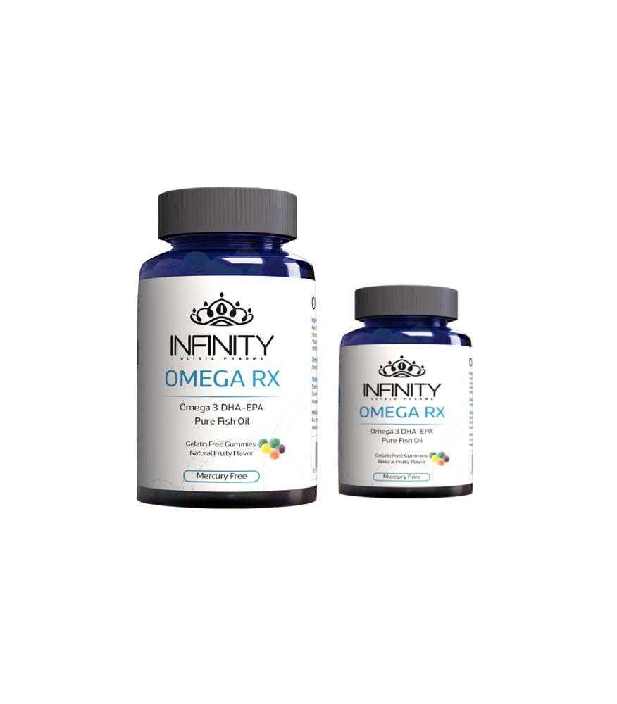 Infinity Omega RX Jelly Candy 60 PC + Omega RX Jelly Candy 30 PC Bundl ...