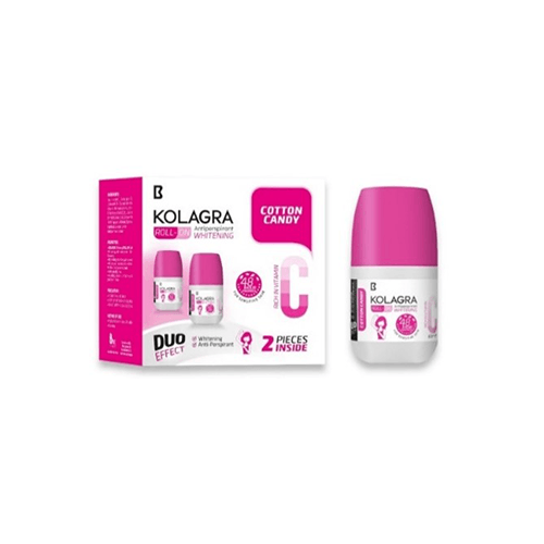 Kolagra whitening Roll on 2*1 promopack 1+1 Cotton Candy - Beauty Bounty