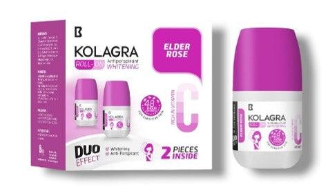 Kolagra whitening Roll on 2*1 promopack 1+1 Elder Rose - Beauty Bounty