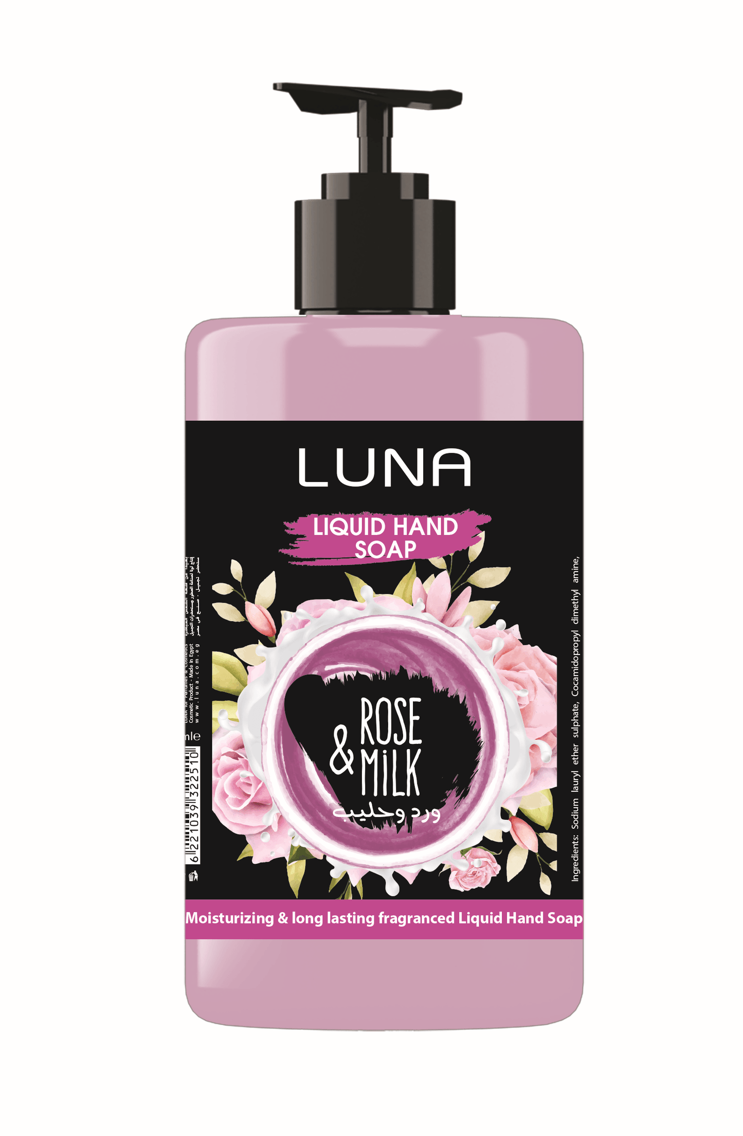 Liquid Soap Rose & Milk 500 ML - Beauty Bounty